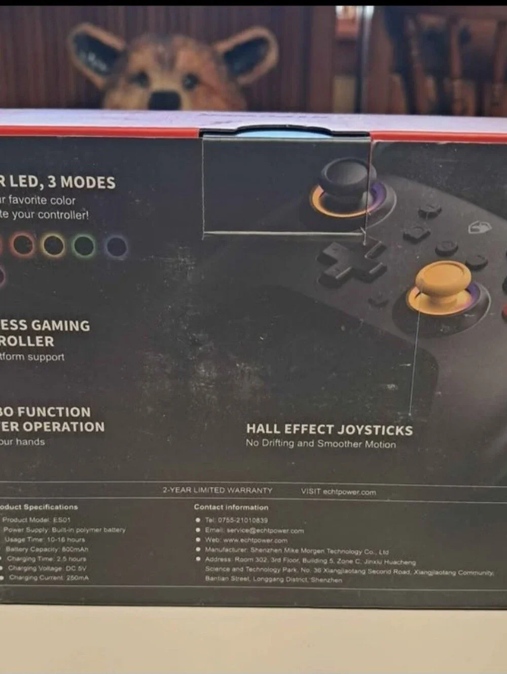 Wireless LED Rechargeable Echtpower NS Gamepad For Switch/PC/Andoid/iOS/IPhonr